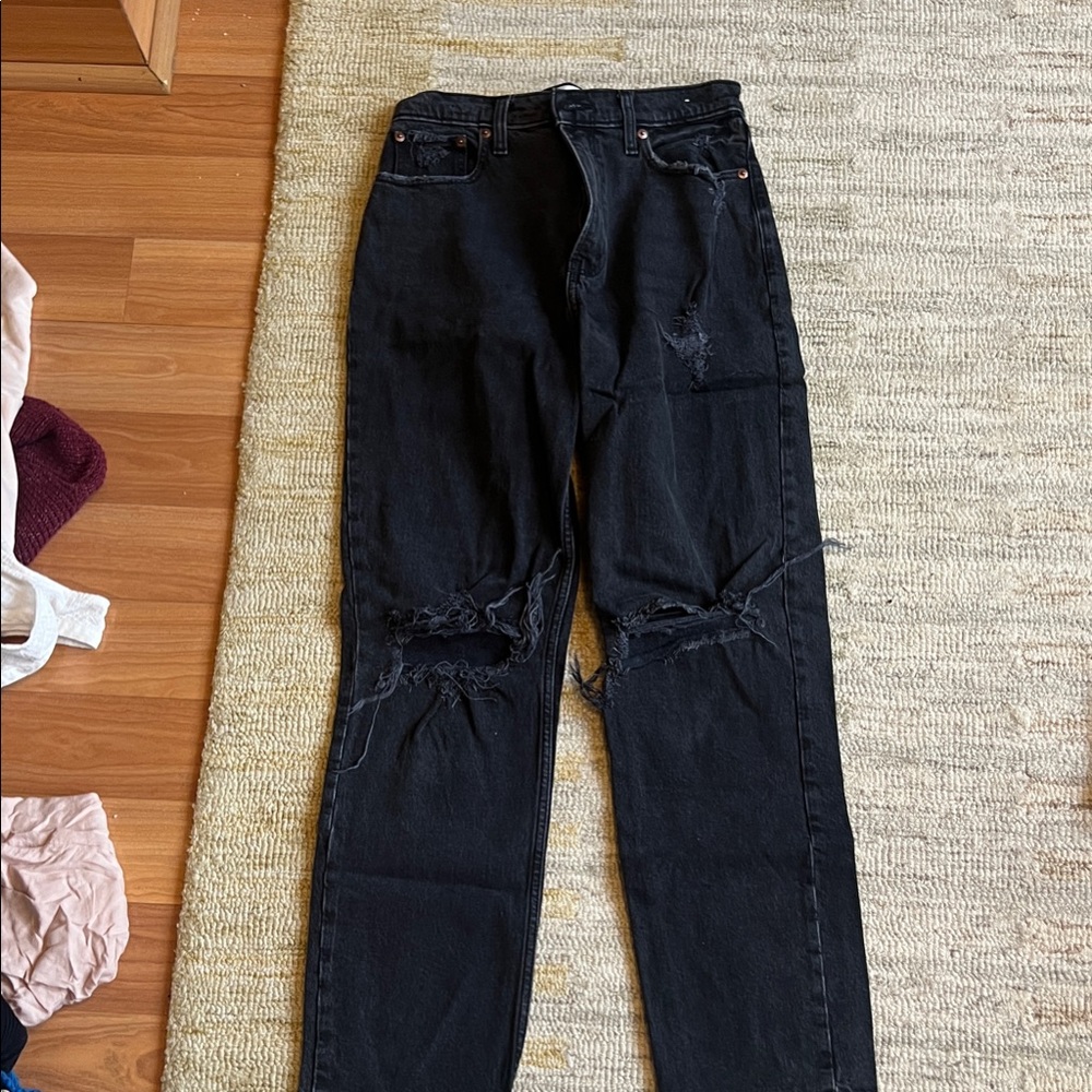 Abercrombie & Fitch Dark Blue Jeans